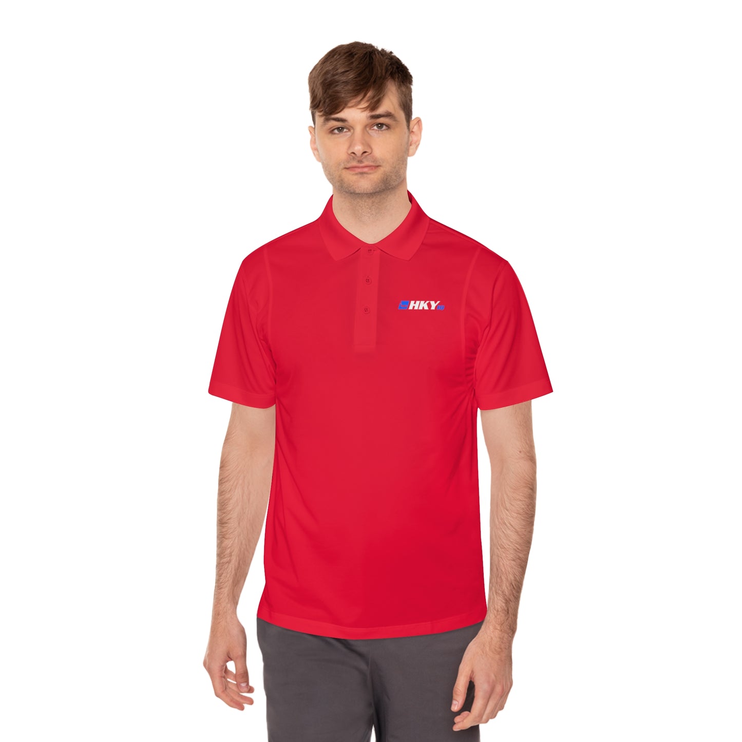 HKY IQ Men's Sport Polo Shirt