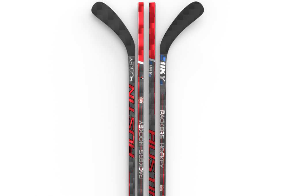 Senior Custom Austin Packers Hockey Sticks