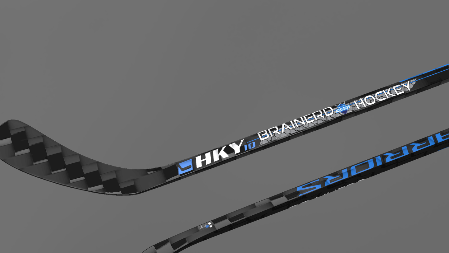 Preorder Senior Custom Brainerd Warriors Hockey Sticks