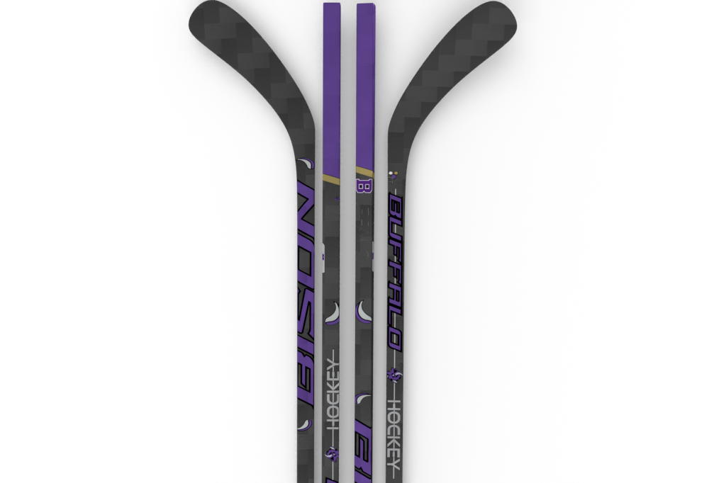 Förbeställ mellanliggande anpassade Buffalo Bison Hockeysticks