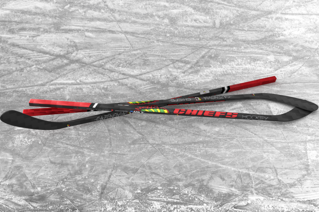 Preorder Intermediate Custom Cazenovia Chiefs Hockey Sticks