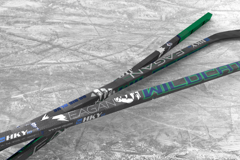 Preorder Junior Custom Eagan Wildcats Hockey Sticks