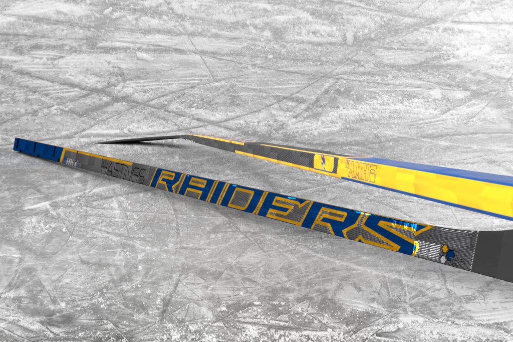 Preorder Junior Custom Hastings Raiders Hockey Sticks