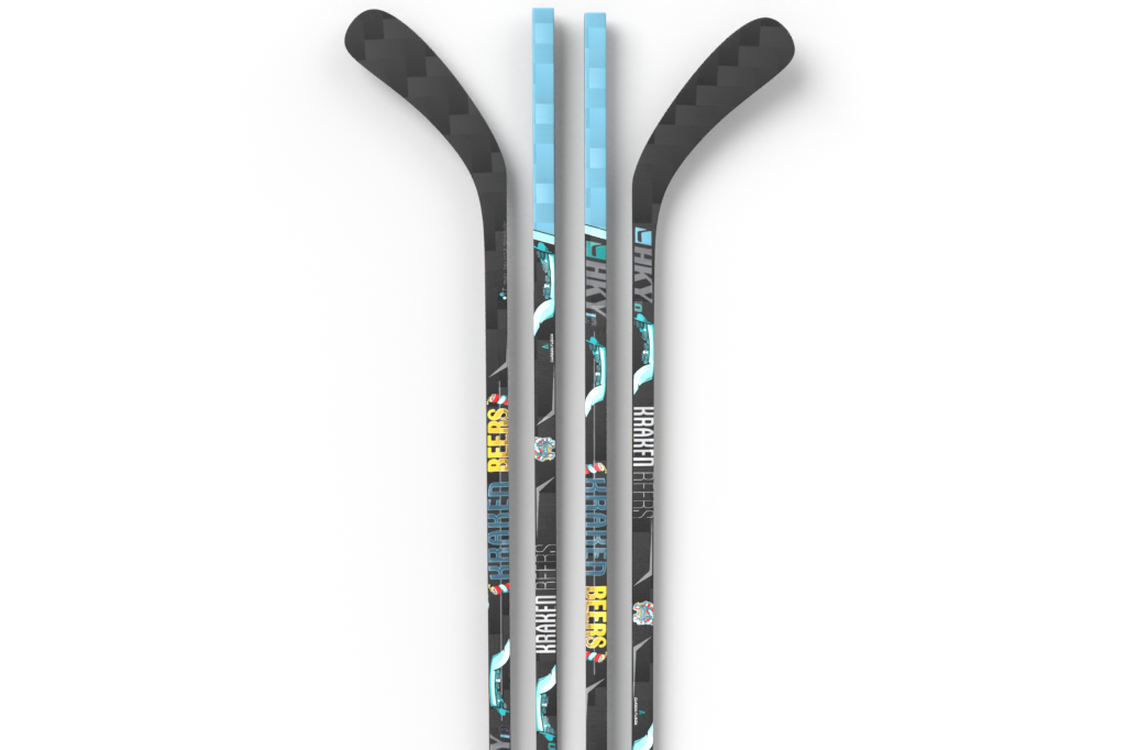 Preorder Senior Custom Kraken Beers Hockey Sticks