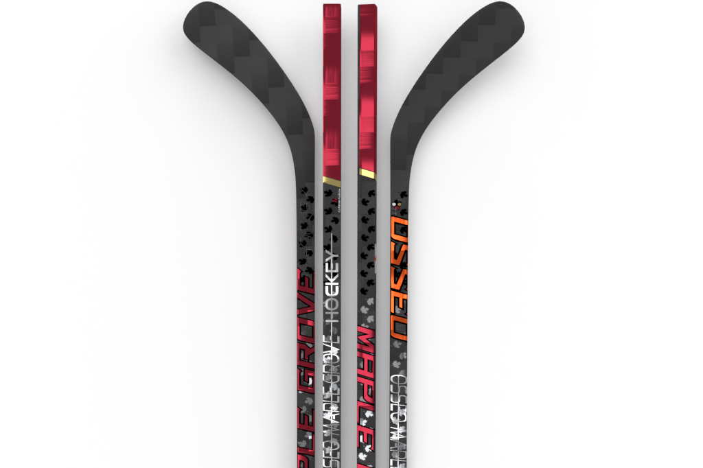 Förbeställ junior anpassade Osseo Maple Grove Hockeysticks