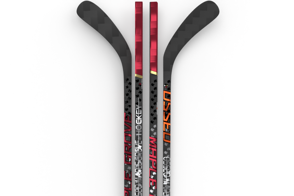 Förbeställ mellanliggande anpassade Osseo Maple Grove Hockeysticks