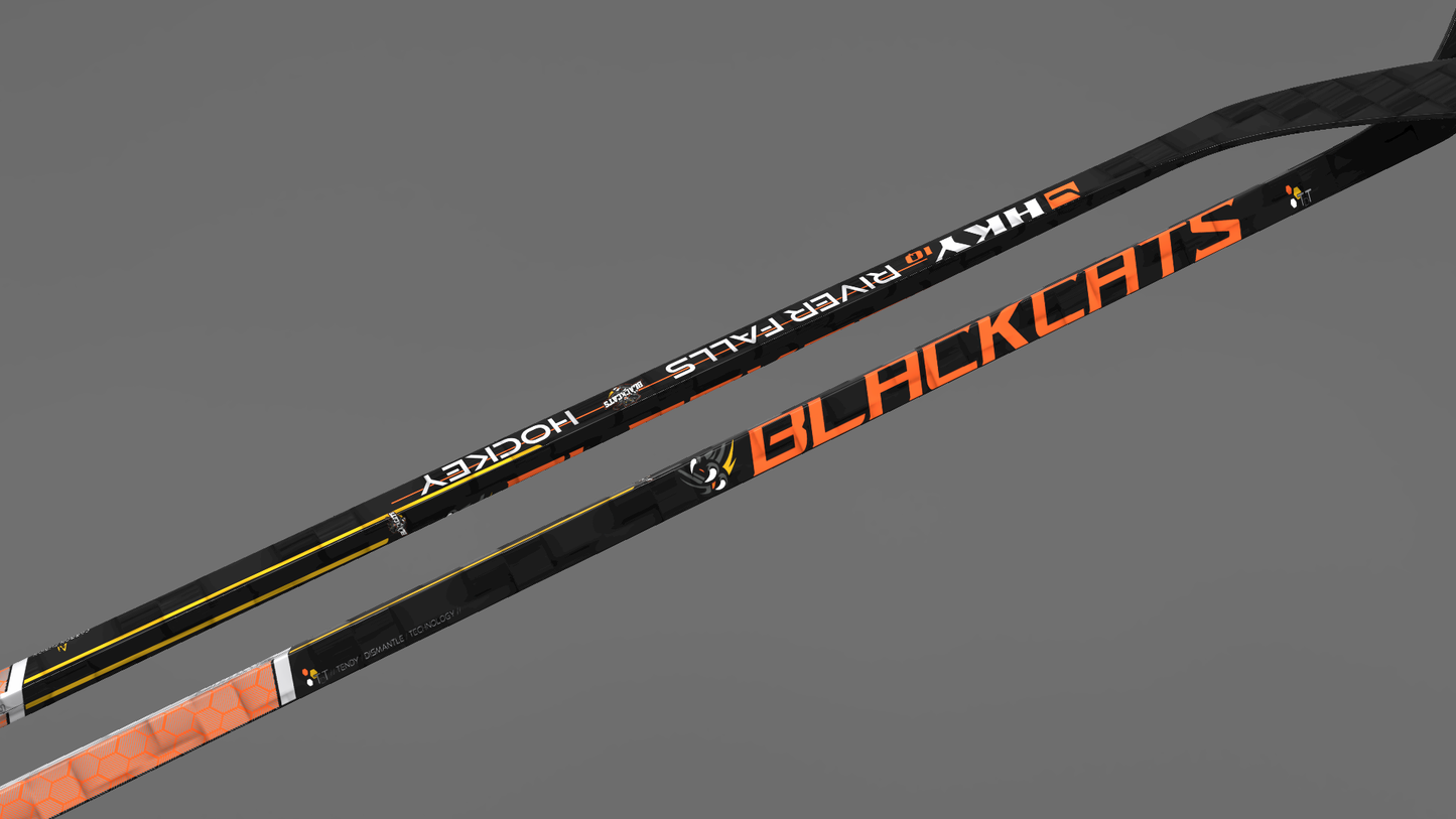 Preorder Youth Custom River Falls Blackcats Hockey Sticks