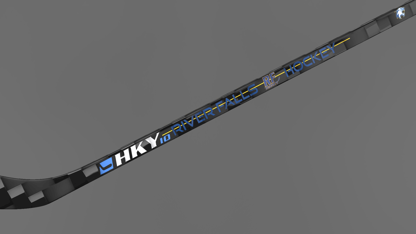 Preorder Senior Custom River Falls Wildcats Hockey Sticks