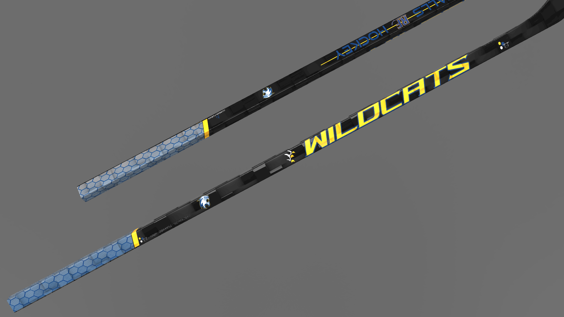 Preorder Youth Custom River Falls Wildcats Hockey Sticks