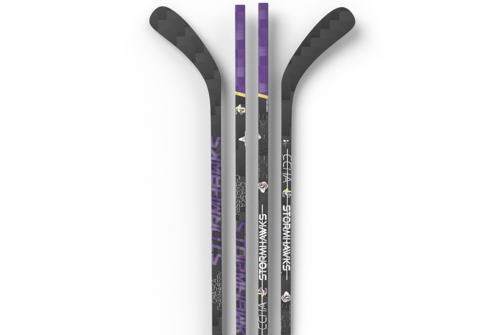 Preorder Intermediate Custom C2 Stormhawks Hockey Sticks