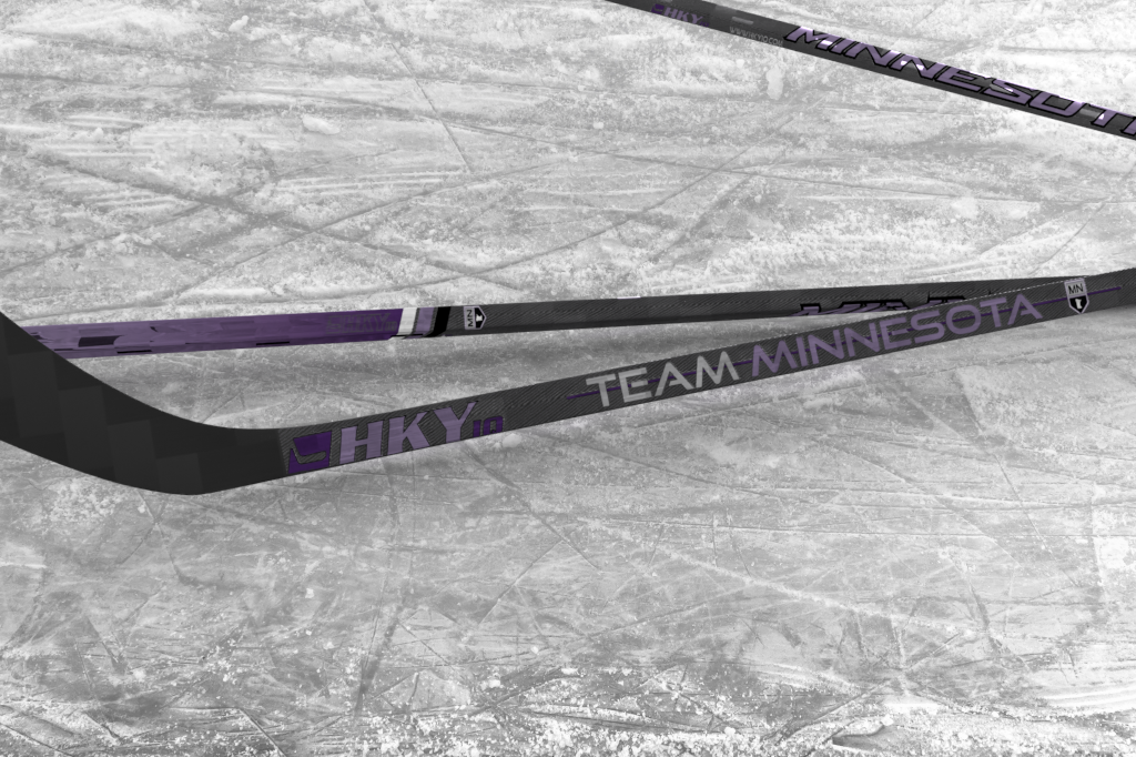 Preorder Junior Custom Team MN Hockey Sticks