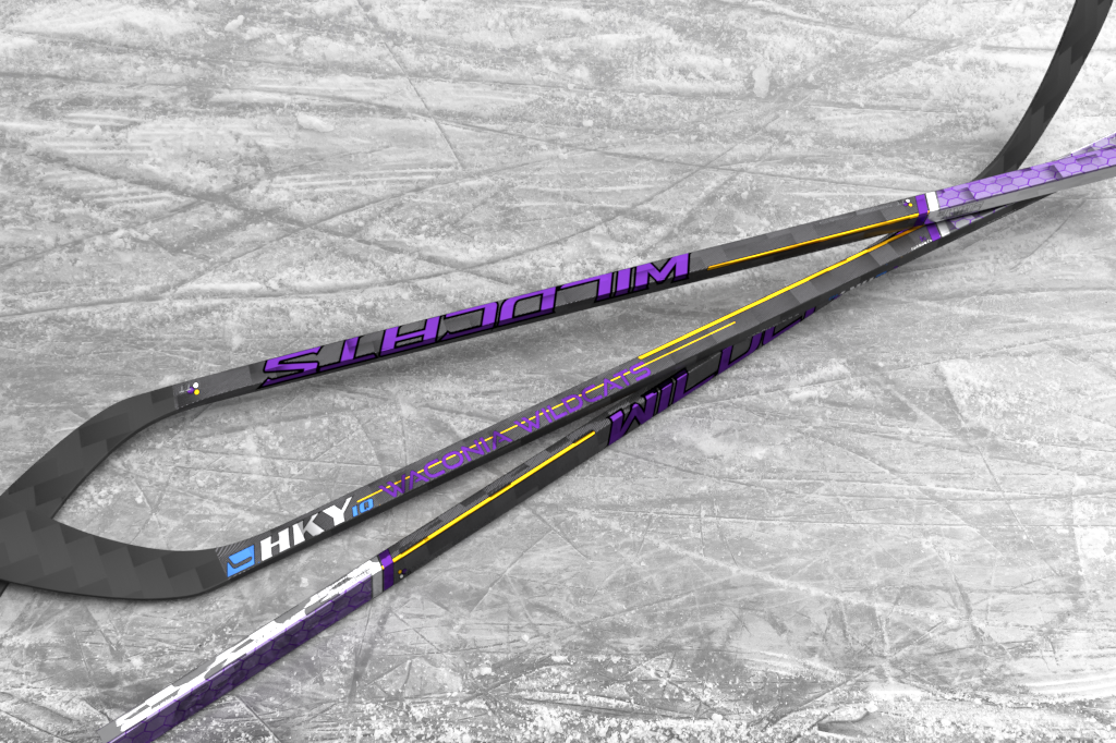 Preorder Youth Custom Waconia Wildcats Hockey Sticks